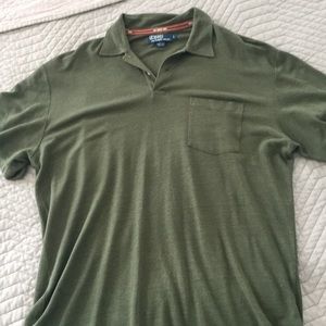 Green polo size large